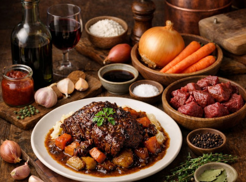 La Maison du Charolais - [Précommande] Bœuf braisé AOP Bœuf de Charolles  1 kg