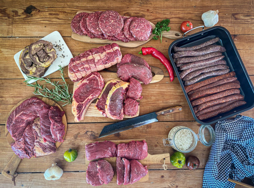 Au Bien Fait - Grand coffret de boeuf maturé (10kg - race ANGUS)