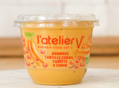 L'Atelier V* - Houmous de lentille corail, carotte & cumin