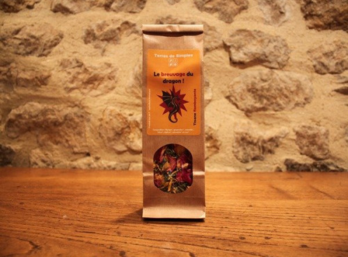 La Ferme DUVAL - Tisane "le breuvage du dragon " flamboyante Bio- 25g