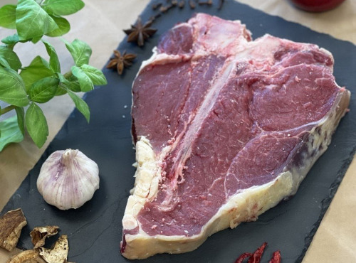 Aymonier Viandes - Faux filet T bone tranché 1000 kg x 10