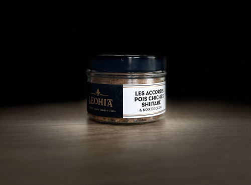 Leohia - Les Accords Pois Chiche, Shiitake & Noix de Cajou 190g
