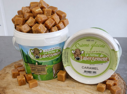 La Ferme de Labergement - Crème glacée 500 ml Caramel