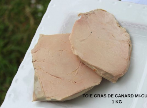 Ferme de Pleinefage - Mi-cuit de canard 1kg