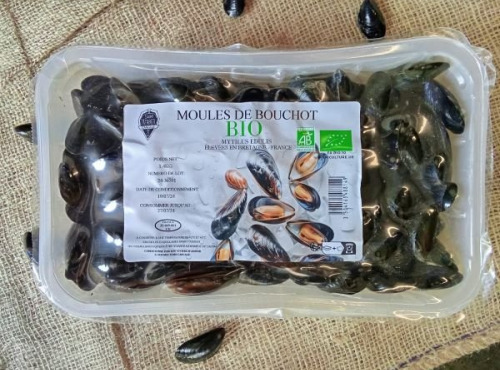 Saint Kerber - Cancale - Moules de bouchot BIO barquette 1kg