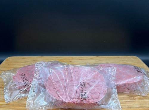 La Ferme des Prun'Elles - Steaks hachés surgelées façon bouchère-lot de 40