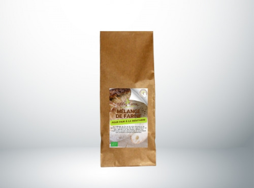 Adal Terra - Mélange de Farines Biodynamiques pour Pain à la Moutarde 5KG