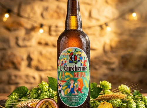 Bière L’Eurélienne – Brasserie de Chandres - BIERE NEIPA  L'Eurélienne 75CL