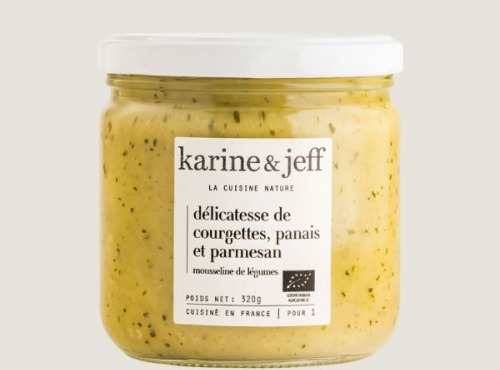 Karine & Jeff - Délicatesse de courgettes panais et parmesan 320g