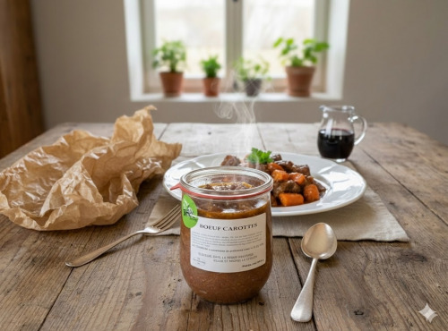 La Ferme Heureuse - Bœuf d'Angus aux carottes 940g