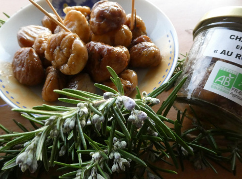Terres EnVie - Châtaignes Bio Entières Au Romarin 60g