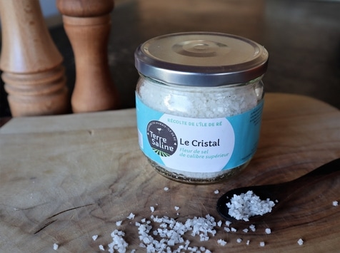 LA FERME DES BALEINES - Le Cristal - Fleur De Sel De Calibre Supérieure - 200 G - Terre Saline