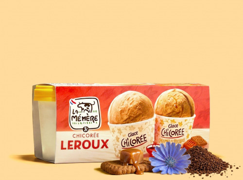 Glaces La Mémère - Glace chicorée et chicorée caramel spéculoos 2x120ml