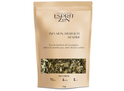 Esprit Zen - Infusion herbacée "Respire !" - Sachet 50g