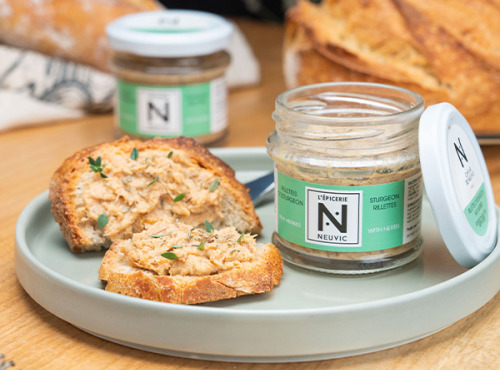 Caviar de Neuvic - Rillettes d'Esturgeon aux Fines Herbes