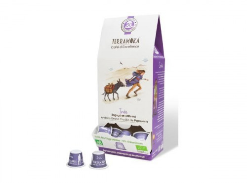 TERRAMOKA - Café INES x60 capsules Home Compost type Nespresso  x6