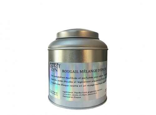 Esprit Zen - Rougail -Mélange d'Épices - Boite de 200g