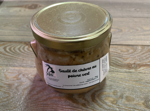La Guyotte Ferme Bressane - Sauté de chèvre au poivre vert 700g