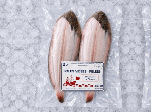 Mon Petit Poisson - Soles vidées et pelées (2 pièces portion - 400g env)