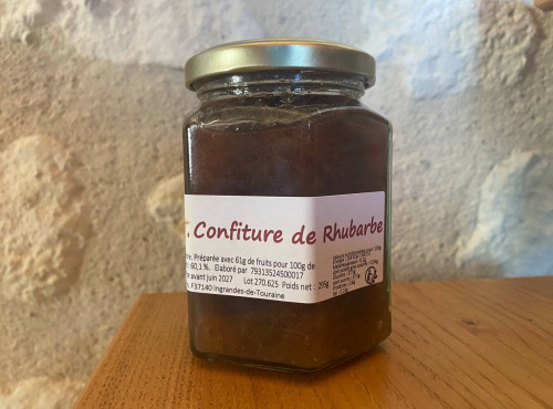 Des Poules et des Vignes à Bourgueil - Confiture de rhubarbe