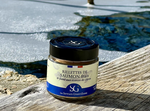 Les Huîtres du Père Gus - Rillettes de saumon frais fumé aux écorces de citron