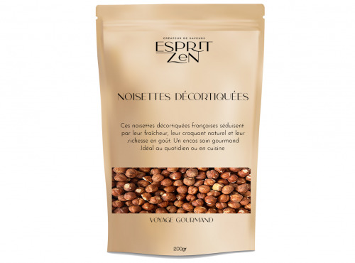 Esprit Zen - Noisettes Décortiquées - Sachet de 200g  refermable