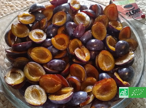 LES JARDINS DE KARINE - Quetsche violette en quartier surgelée - 1kg