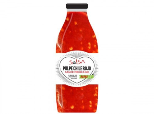 Salsamour - Pulpe / coulis piment jalapeno rouge piquante 990g