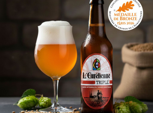 Bière L’Eurélienne – Brasserie de Chandres - 6 X BIERES TRIPLE L'Eurélienne 33CL