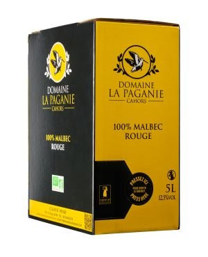 Domaine la Paganie - BIB de vin rouge Biologique 5 litres