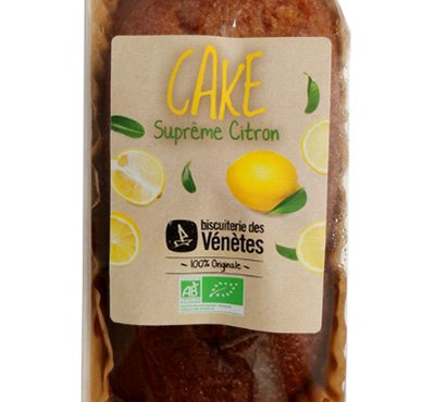 Biscuiterie des Vénètes - Cake Suprême citron verveine