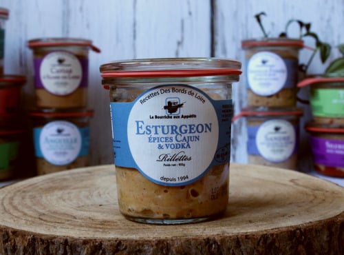 La Bourriche aux Appétits - Rillettes d'esturgeon vodka et épices cajun 100g