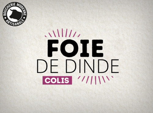 Boucherie Moderne - FOIES DE DINDE - 1kg - SV