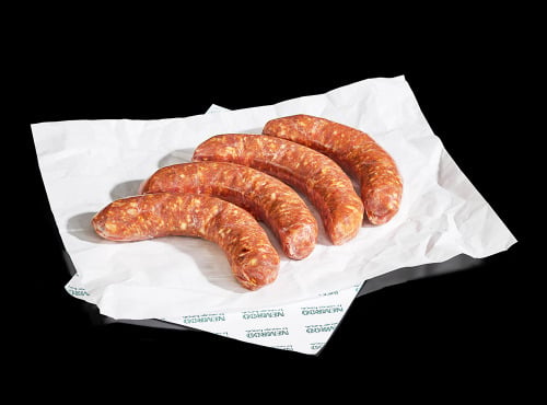 Nemrod - Saucisses de Sanglier au Piment d'Espelette (Par 4) (130g/pièce - 520g/colis)