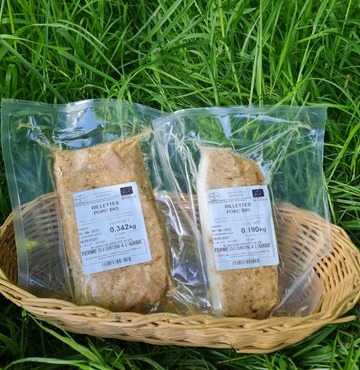 Ferme du Groin à L’Airbe - Rillettes de porc plein air bio