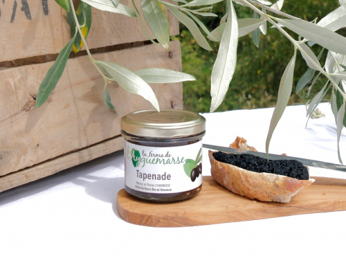 La Ferme de l'Ayguemarse - Tapenade BIO à base d'Olive Noire de Nyons AOP