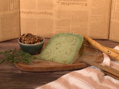 Fromage Gourmet - Gouda Fermier au Basilic