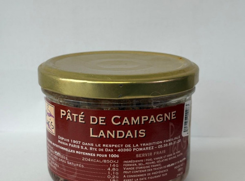 Maison Paris - PÂTÉ DE CAMPAGNE LANDAIS