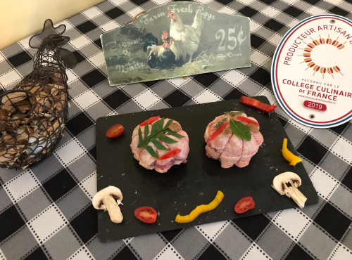 La ferme Grandvillain - Paupiettes De Poularde Farcie - Châtaignes - 2 X 250 G