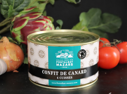 Fontalbat Mazars - Confit de canard boite 4 cuisses