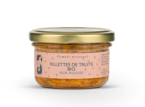 Atelier d'Angresse – Fumoir Artisanal - Rillettes de truite Bio aux algues