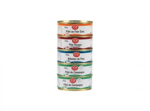 La Ferme Elizaldia - Filet de 5 pâtés mélange 125g