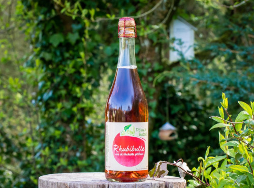 Ferme Joos - Rhubibulle - Jus de rhubarbe pétillant 75 cl