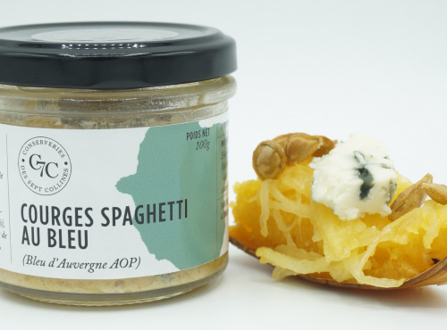 Sept Collines - Tartinable Courges Spaghetti au Bleu - 100 gr