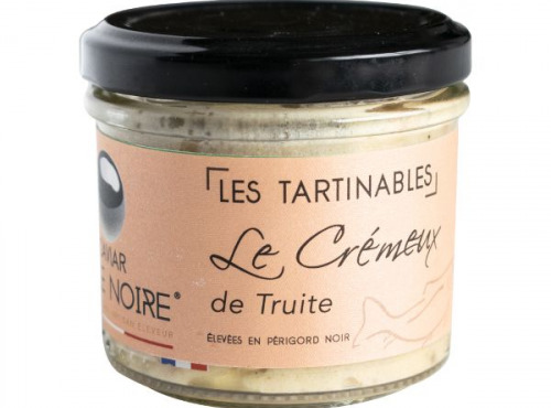 Caviar Perle Noire - Crémeux de Truite Arc-en-Ciel 100g