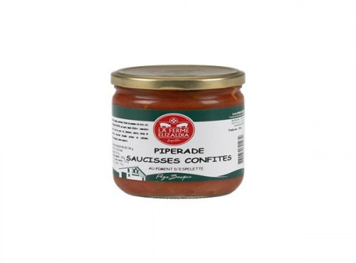 La Ferme Elizaldia - Piperade Saucisses 380g