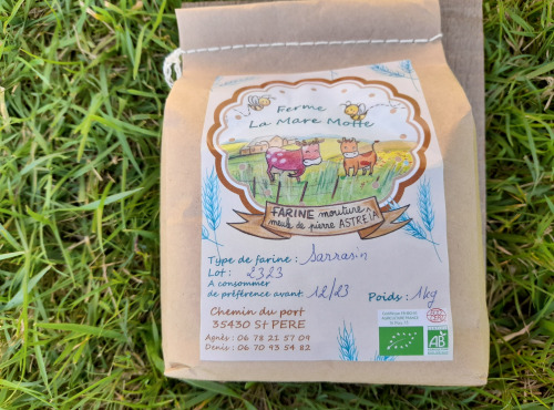 Gourmets de l'Ouest - Farine de sarrasin moulu à la meule de pierre