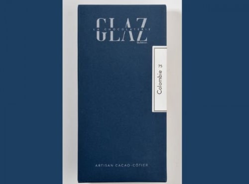 Glaz la chocolaterie de la presqu’île - [Précommande] Tablette chocolat noir Colombie 75%