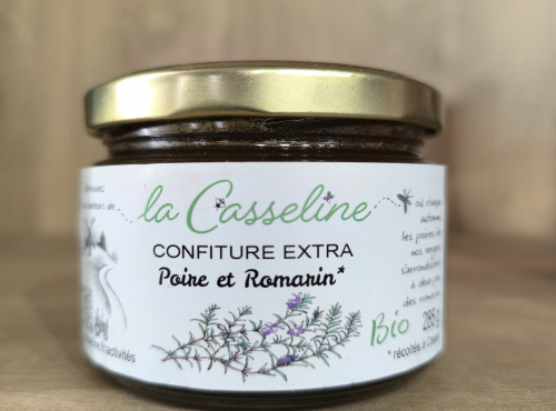 Ferme Joos - Poire et Romarin: confiture bio la Casseline