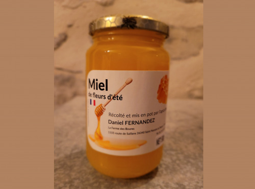 Ferme de Pourcier - Miel D'eté Toutes Fleurs - 500g